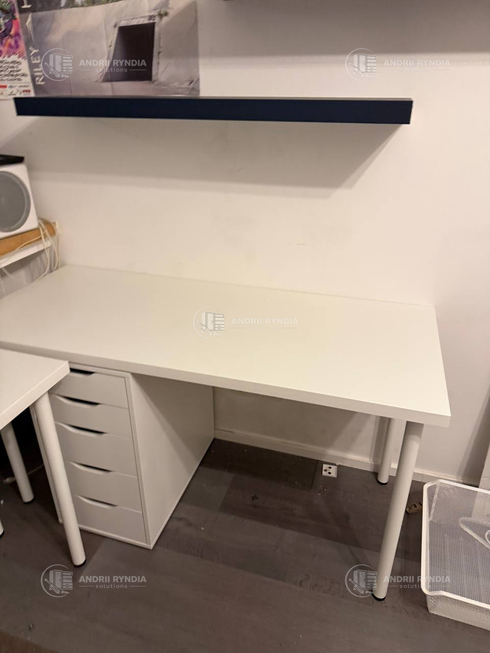 IKEA Schreibtisch mit ALEX